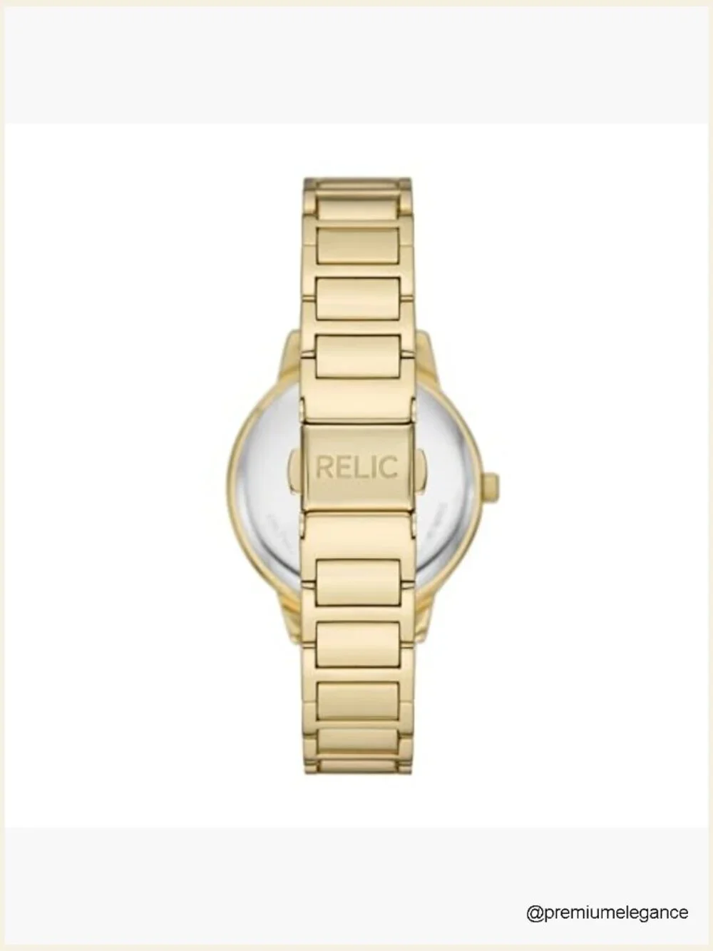 Gold-Tone Bracelet Watch with Mother-of-Pearl Dial - Gift Set